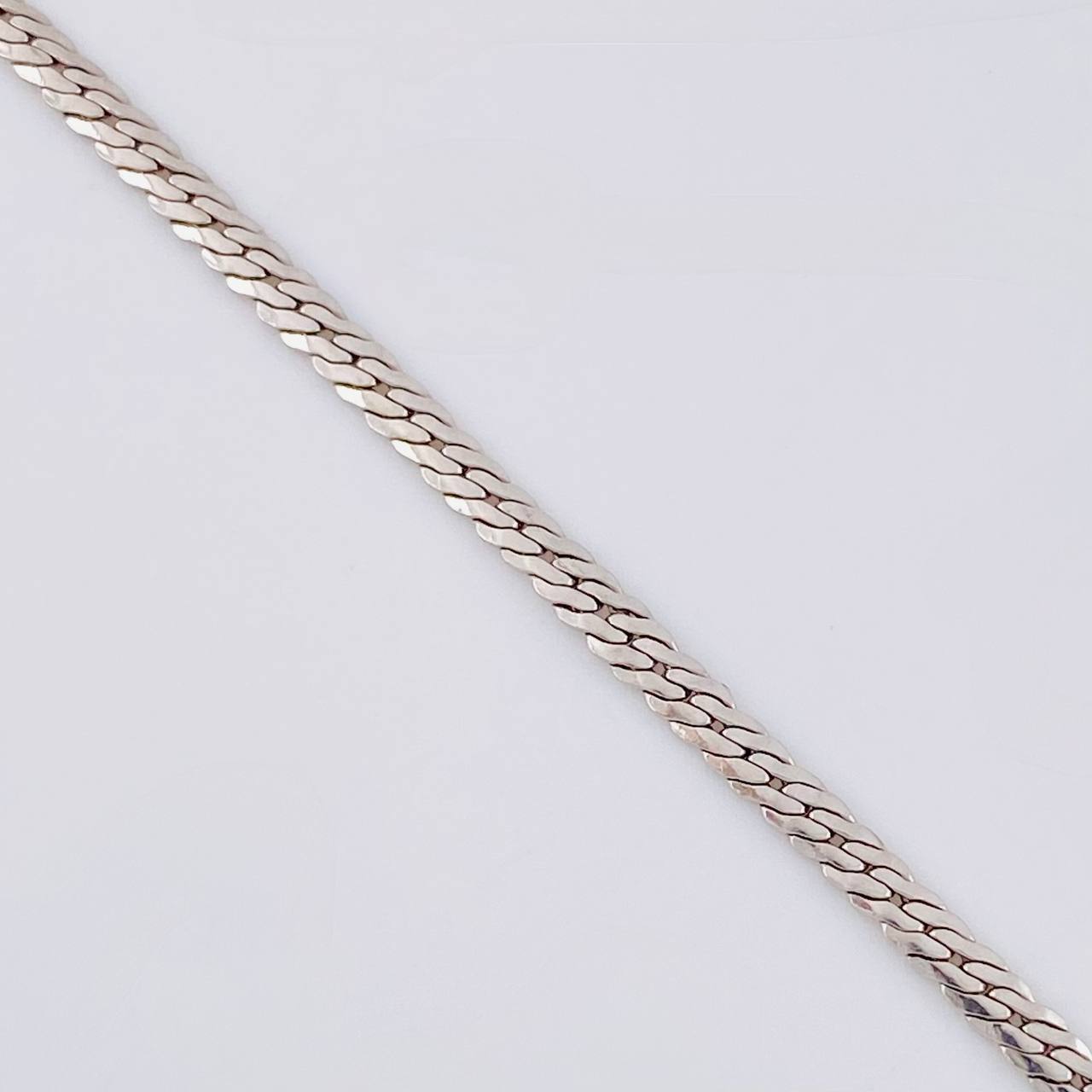 Cadena Serpiente 3.6 g / 50.1 cm / 2.2 mm Oro Blanco 18K