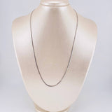 Cadena Serpiente 3.6 g / 50.1 cm / 2.2 mm Oro Blanco 18K
