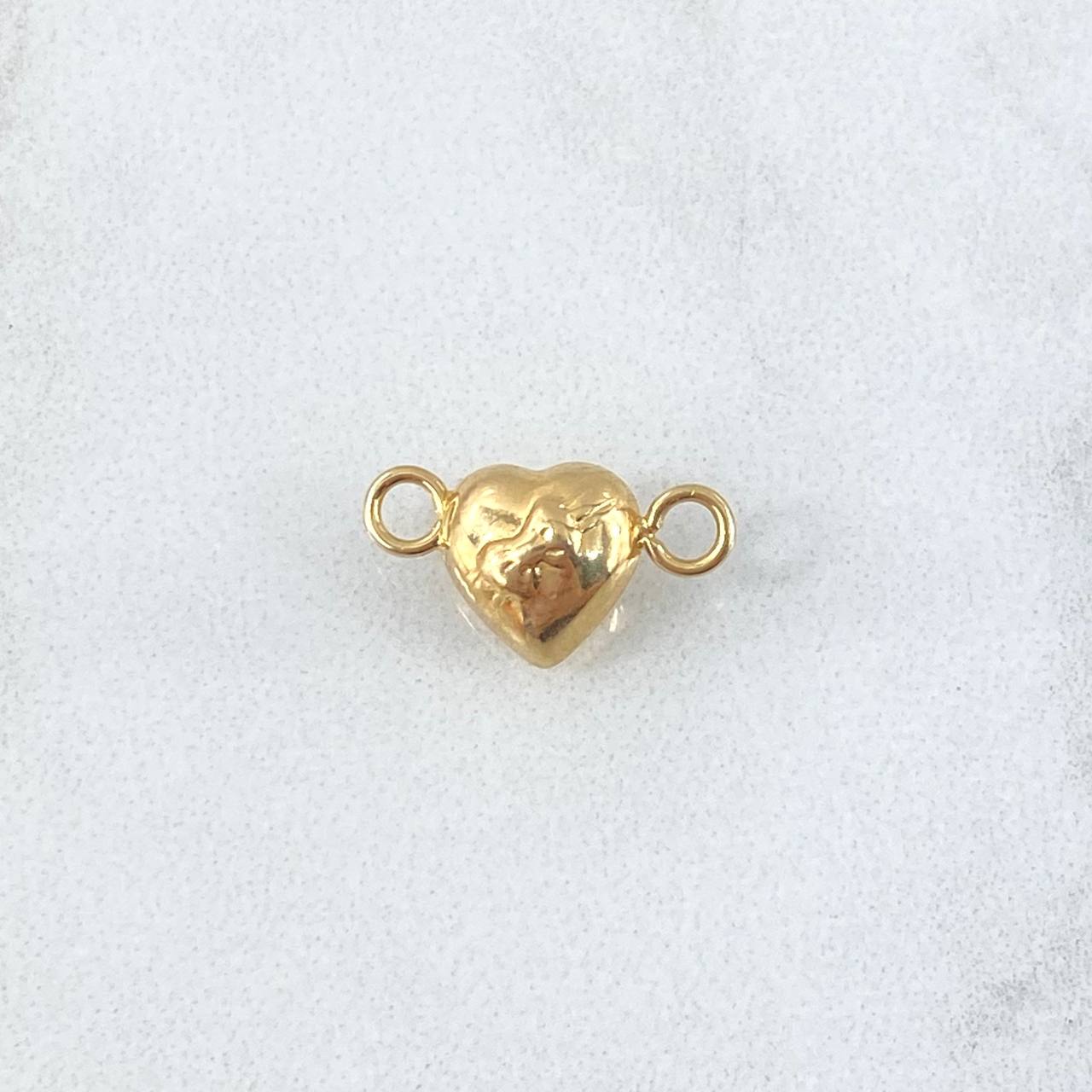 Herraje Corazon Lazo 0.3gr / 1cm / Oro Amarillo 18K *