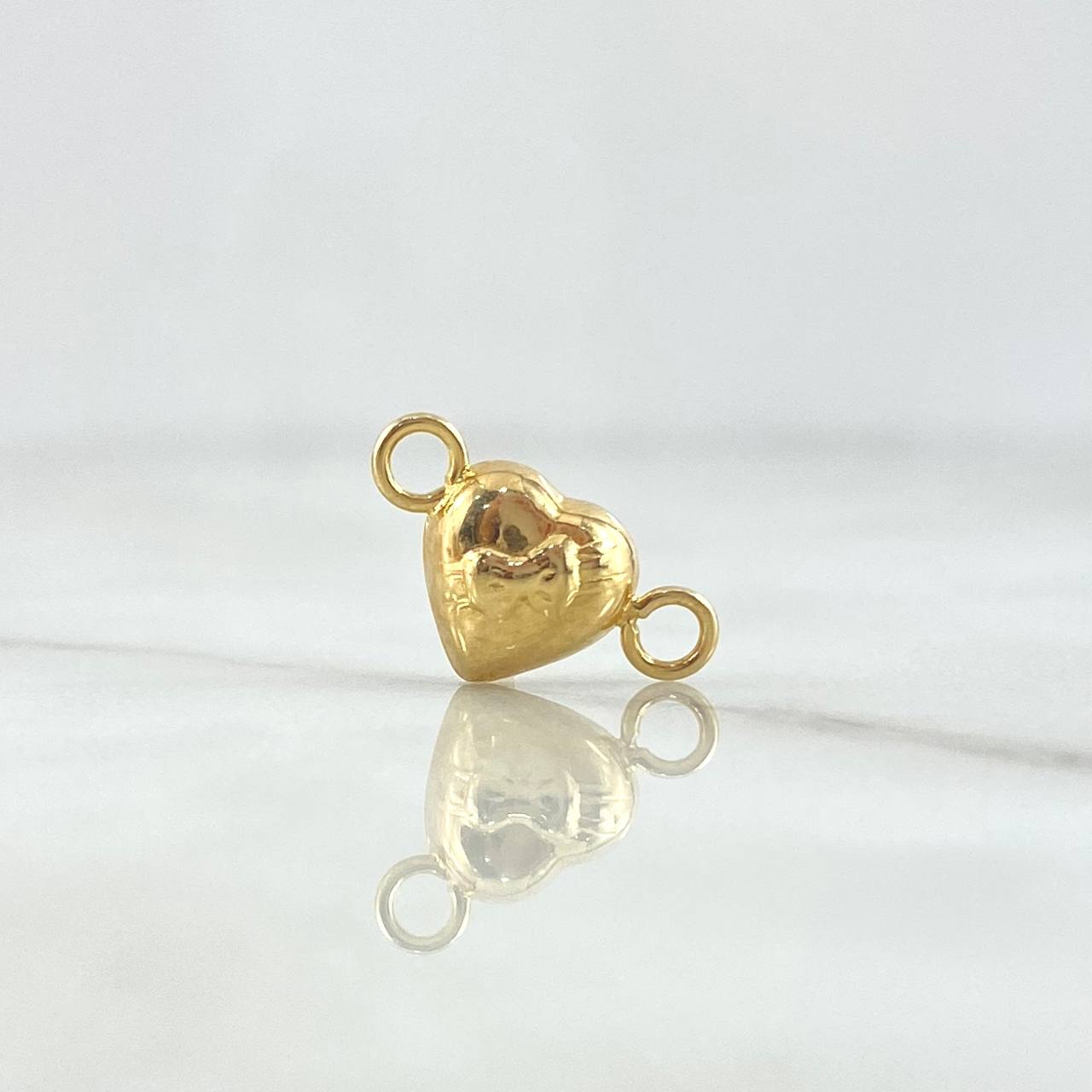 Herraje Corazon Lazo 0.3gr / 1cm / Oro Amarillo 18K *