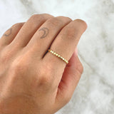 Anillo Esferas 1.25gr / T5 1/2 / Oro Amarillo 18K ©
