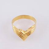 Anillo Curva Enlazada 1.65g / T6 1/2 Oro Amarillo 18K