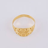 Anillo Flor Mandala 1.4g / T5 3/4 Oro Amarillo 18K