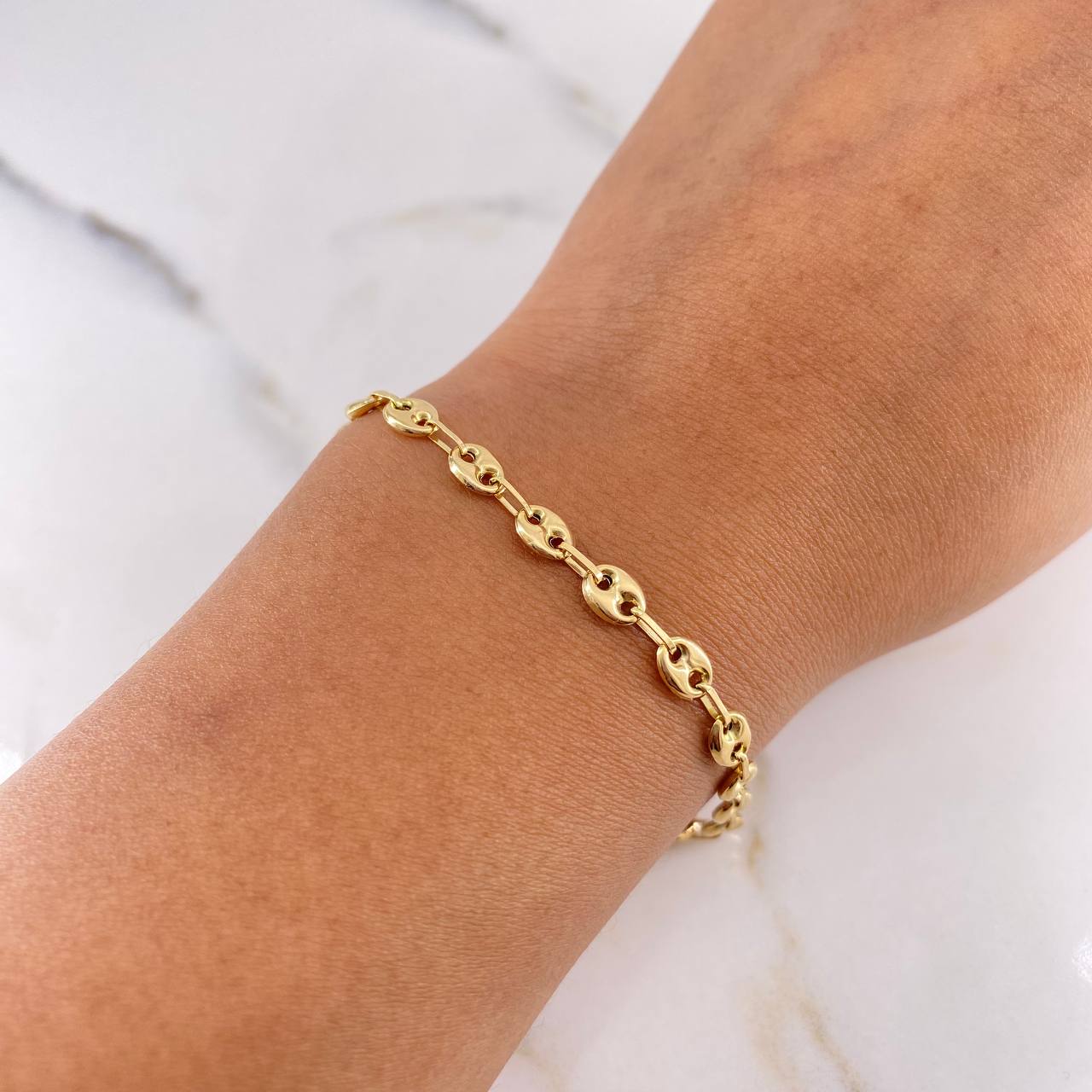 Pulso GC 3.65gr / 21cm / 4.4mm Oro Amarillo 18K &