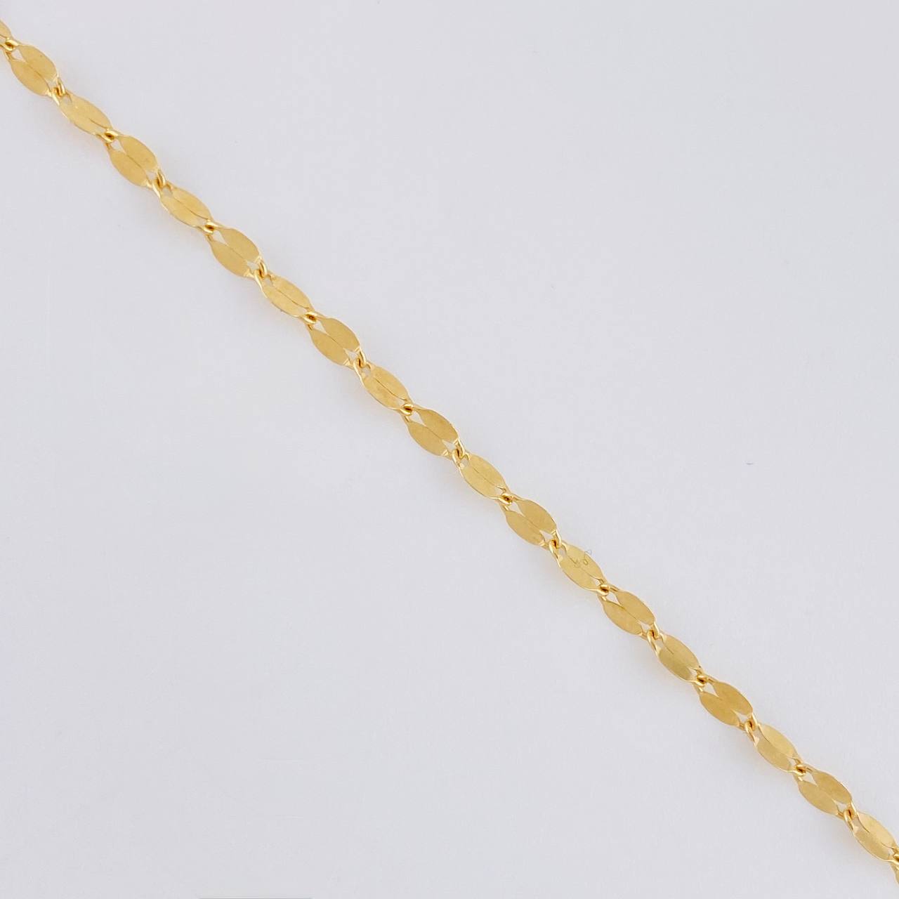 Cadena Flor Espejo 1.7 g / 50.1 cm / 2.1 mm Oro Amarillo 18K