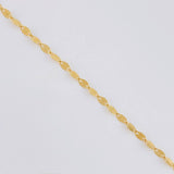 Cadena Flor Espejo 1.7 g / 50.1 cm / 2.1 mm Oro Amarillo 18K