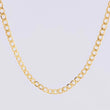 Cadena Cubana 4.55g / 62cm / 3.1mm Oro Amarillo 18K