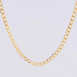 Cadena Cubana 4.55g / 62cm / 3.1mm Oro Amarillo 18K