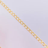 Cadena Cubana 4.35 g / 44 cm / 3.3 mm Oro Amarillo 18K