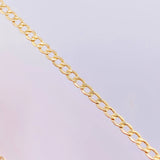 Cadena Cubana 4.55g / 62cm / 3.1mm Oro Amarillo 18K