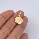 Dije Virgen Milagrosa 0.7gr / 2cm / Troquelado Oro Amarillo 18K &