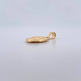 Dije Virgen Milagrosa 0.85gr / 2.4cm / Troquelado Oro Amarillo 18K &