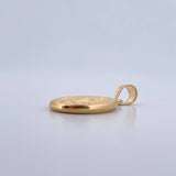 Dije Virgen Milagrosa 1.1gr / 2.5cm / Troquelado Oro Amarillo 18K &