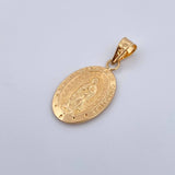 Dije Virgen Guadalupe 0.95gr / 2.6cm / Troquelado Oro Amarillo 18K &