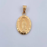 Dije Virgen Guadalupe 0.95gr / 2.6cm / Troquelado Oro Amarillo 18K &