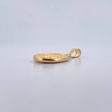 Dije Virgen Maria auxiliadora 1.65gr / 3.1cm / Troquelado Oro Amarillo 18K &
