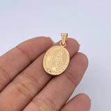 Dije Virgen Milagrosa 1.65gr / 3.1cm / Troquelado Oro Amarillo 18K &