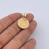 Dije Sagrado Corazon De Jesus 1.6gr / 2.7cm / Troquelado Oro Amarillo 18K &