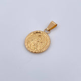 Dije Sagrado Corazon De Jesus 1.6gr / 2.7cm / Troquelado Oro Amarillo 18K &