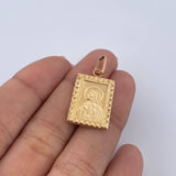 Dije Sagrado Corazon De Jesus 1.6gr / 2.9cm / Troquelado Oro Amarillo 18K &