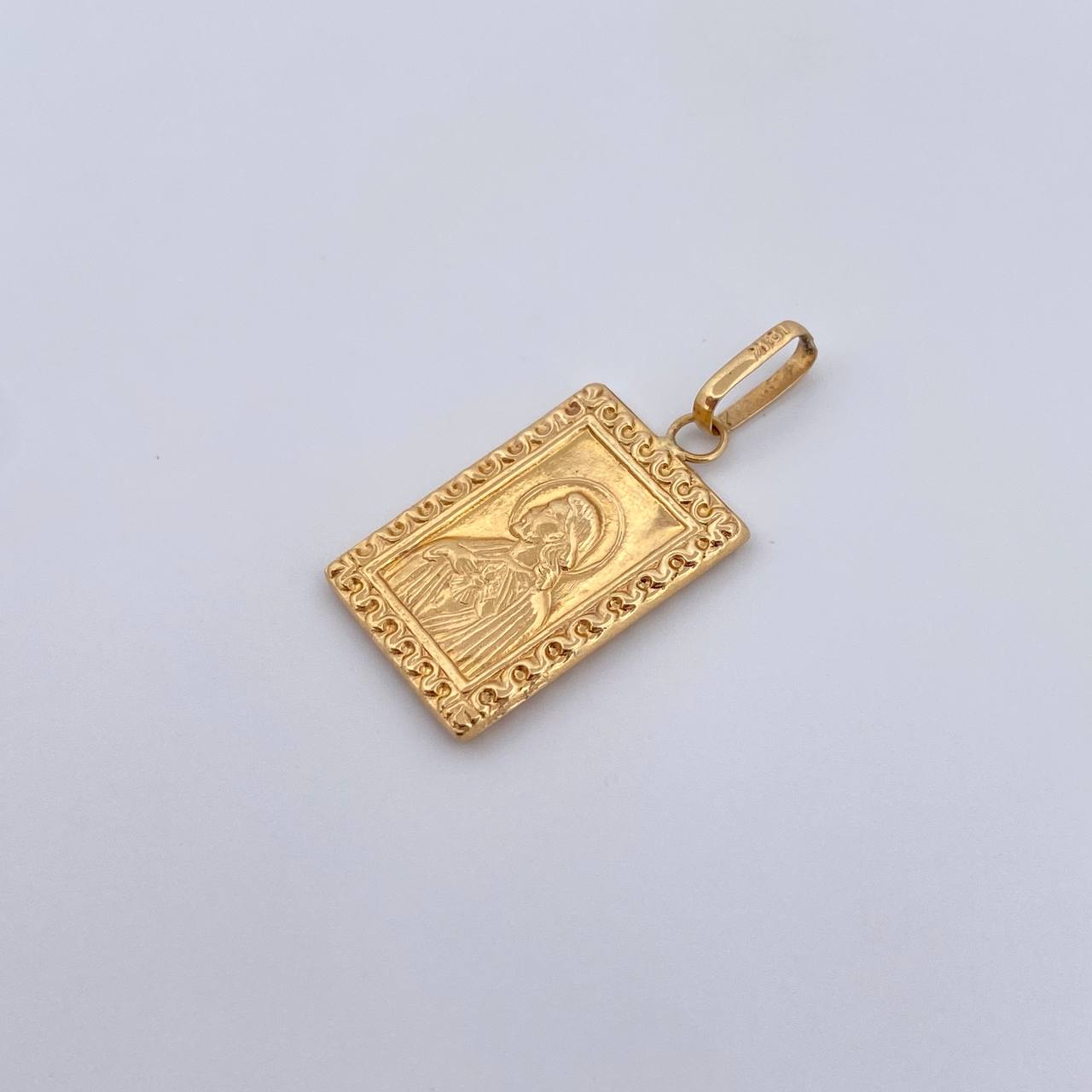 Dije Sagrado Corazon De Jesus 1.6gr / 2.9cm / Troquelado Oro Amarillo 18K &