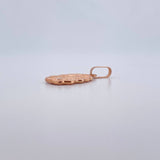 Dije Virgen Guadalupe 0.8gr / 2.4cm / Troquelado Oro Rosa 18K &