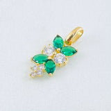 Dije Espiga Seguida 1.25gr / 2.2cm / Oro Amarillo 18K ©