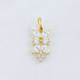 Dije Espiga Seguida 1.35gr / 2.2cm / Oro Amarillo 18K ©