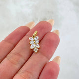 Dije Espiga Seguida 1.35gr / 2.2cm / Oro Amarillo 18K ©