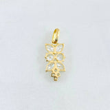 Dije Espiga Seguida 1.35gr / 2.2cm / Oro Amarillo 18K ©