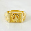 Anillo Correa Corona 6gr / T9 1/4 / Oro Amarillo 18K