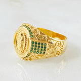 Anillo Virgen Guadalupe 9.4gr / T9 1/2 / Oro Amarillo 18K *