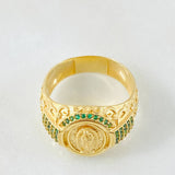 Anillo Virgen Guadalupe 9.4gr / T9 1/2 / Oro Amarillo 18K *