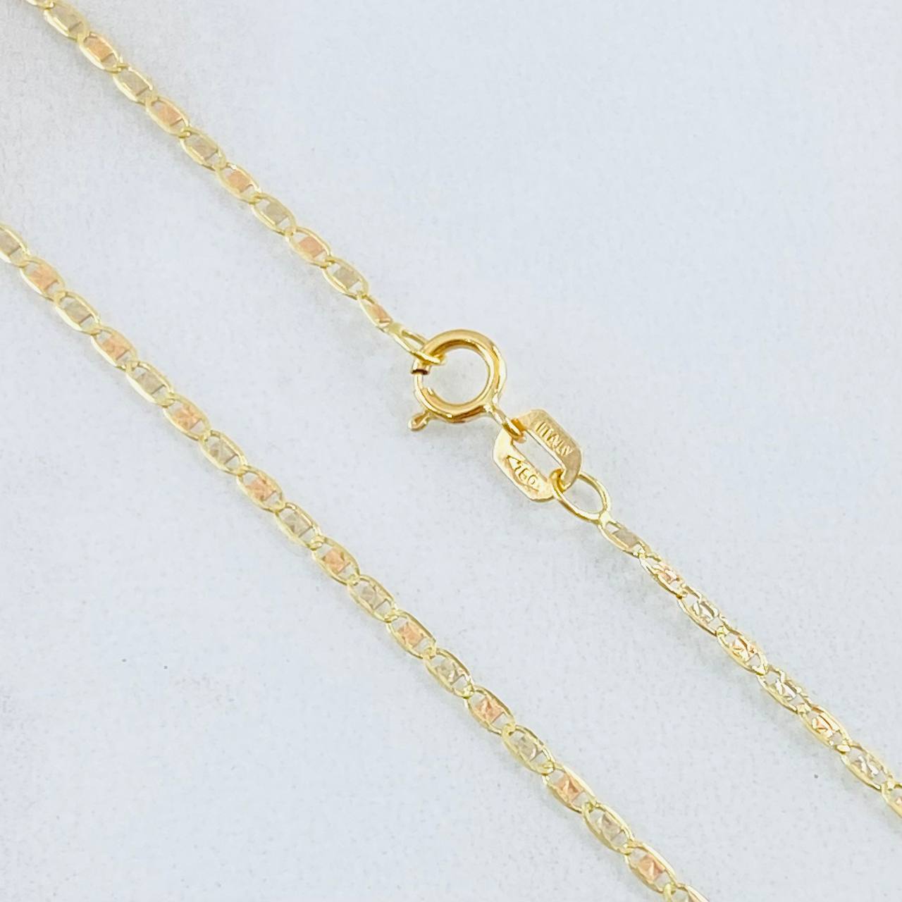 Cadena Plana 1.25gr / 40cm / Tres Oros +3 18K *
