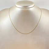Cadena Plana 1.25gr / 40cm / Tres Oros +3 18K *