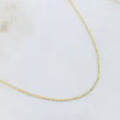 Cadena Plana 1.55gr / 50cm / Tres Oros +3 18K *