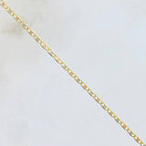 Cadena Plana 1.3gr / 40cm / Tres Oros +3 18K *