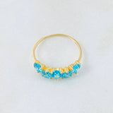 Anillo Corazones Línea 1.5gr / T6 / Oro Amarillo 18K