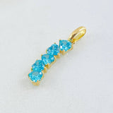 Dije Línea Corazones 1.35gr / 2.6cm / Oro Amarillo 18K