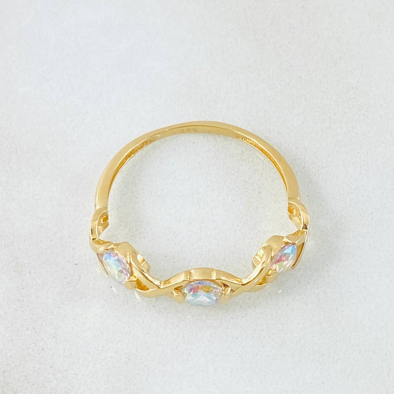 Anillo Prismal 2.25gr / T6 / Oro Amarillo 18K