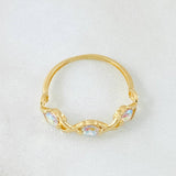 Anillo Prismal 2.25gr / T6 / Oro Amarillo 18K