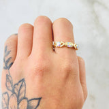 Anillo Prismal 2.25gr / T6 / Oro Amarillo 18K