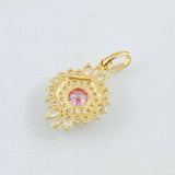 Dije Nevada Hexagonal 2gr / 2.5cm / Oro Amarillo 18K