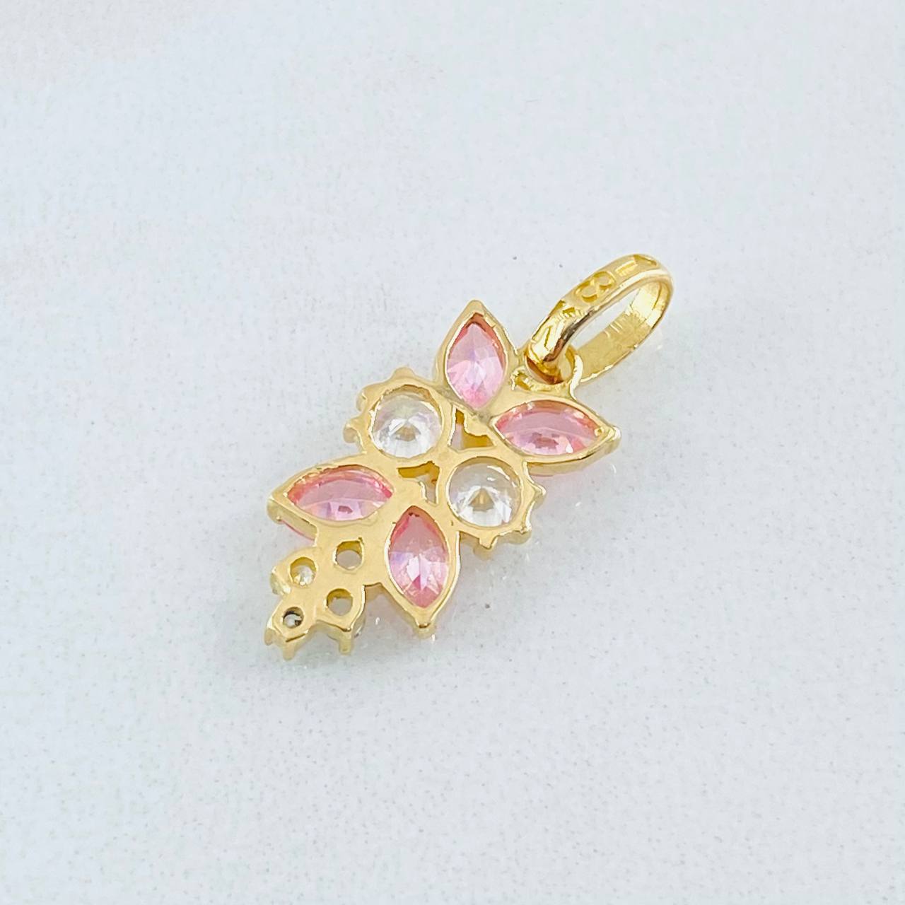 Dije Hoja En Secuencia 1.35gr / 2.2cm / Oro Amarillo 18K