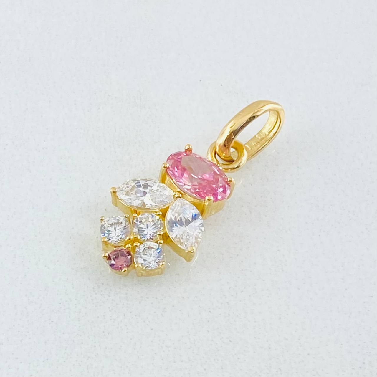 Dije Espiga Seguida 1.3gr / 2.2cm / Oro Amarillo 18K