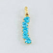 Dije Línea Corazones 1.35gr / 2.6cm / Oro Amarillo 18K