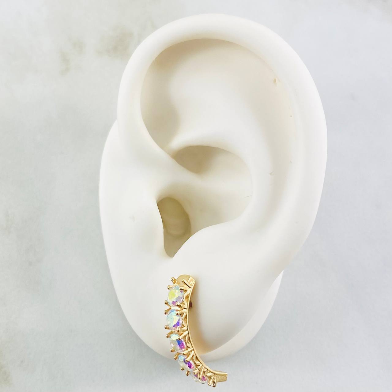 Topos Línea Túpida 3.55gr / 2cm / Oro Amarillo 18K