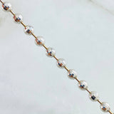 Cadena Militar 28.25gr / 70cm / Oro Blanco +3 18K