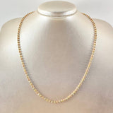 Cadena Militar 15.65gr / 50cm / Tres Oros +3 18K