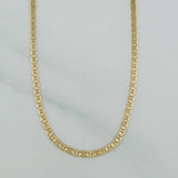 Cadena Escalera Plana 2.3 g / 60.5 cm / 0.8 mm Oro Amarillo 18K